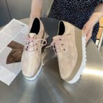 Thick Soled Platform Shoes Increased Slimming