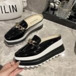 Thick Sole Wedge Heel Toe Slippers Women