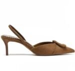 Brown Buckle High Heels Strap Open Sandals - Image 5