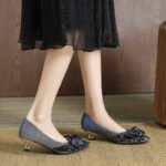 All-match Elegant Ladyshoes Soft Bottom Chanel Style - Image 7