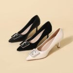 Sophisticated French toe high heels for women