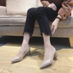 hallow Chic Heel All-match Women's Shoes - Image 6