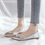 New Rhinestone Flat Work Shoes for Women - Image 4