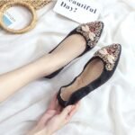 New Rhinestone Flat Work Shoes for Women - Image 2
