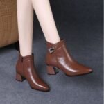 High-Heeled Short Boots for Women - Image 5