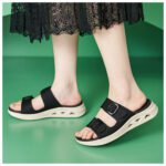Breathable Hollow-Out Platform Slippers for Women - Image 3