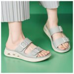 Breathable Hollow-Out Platform Slippers for Women - Image 4