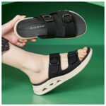 Breathable Hollow-Out Platform Slippers for Women - Image 5