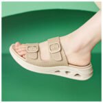 Breathable Hollow-Out Platform Slippers for Women - Image 6