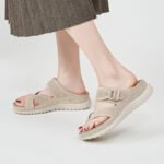 Casual Sandals Velcro Hollow Platform Women's Sandals - Image 10