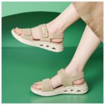 Trade Large Size Fly-Knit Velcro Sandals for Women - Image 7