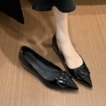 Niche Pointed-Toe Soft-Soled Hidden Heel Shoes - Image 7