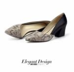 Chunky Middle Heel Single-layer Shoes Women's - Image 8