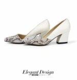 Chunky Middle Heel Single-layer Shoes Women's - Image 5
