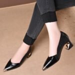 Metal Pointed Toe Pumps for Women - Image 11