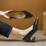 Metal Pointed Toe Pumps for Women - Image 5
